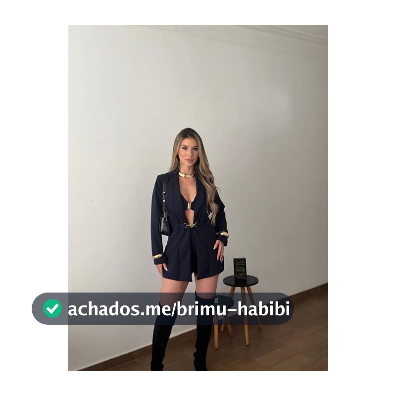 Trijunto Conjunto Feminino 3 Peças Blazer Top Short Alfaiataria Linha Premium