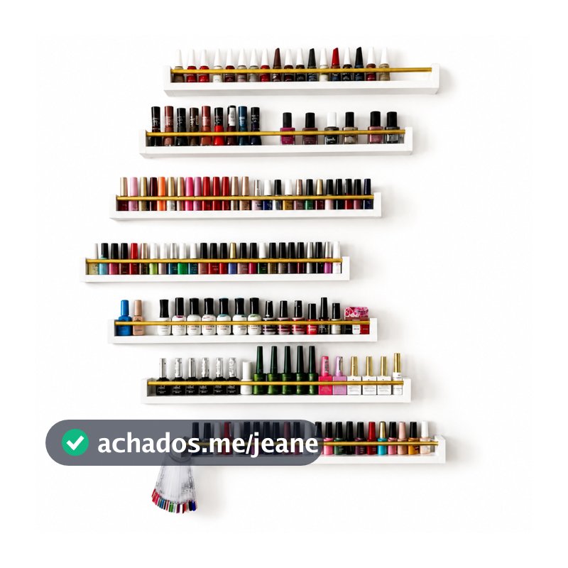 Kit de 6 pratileira para esmalte