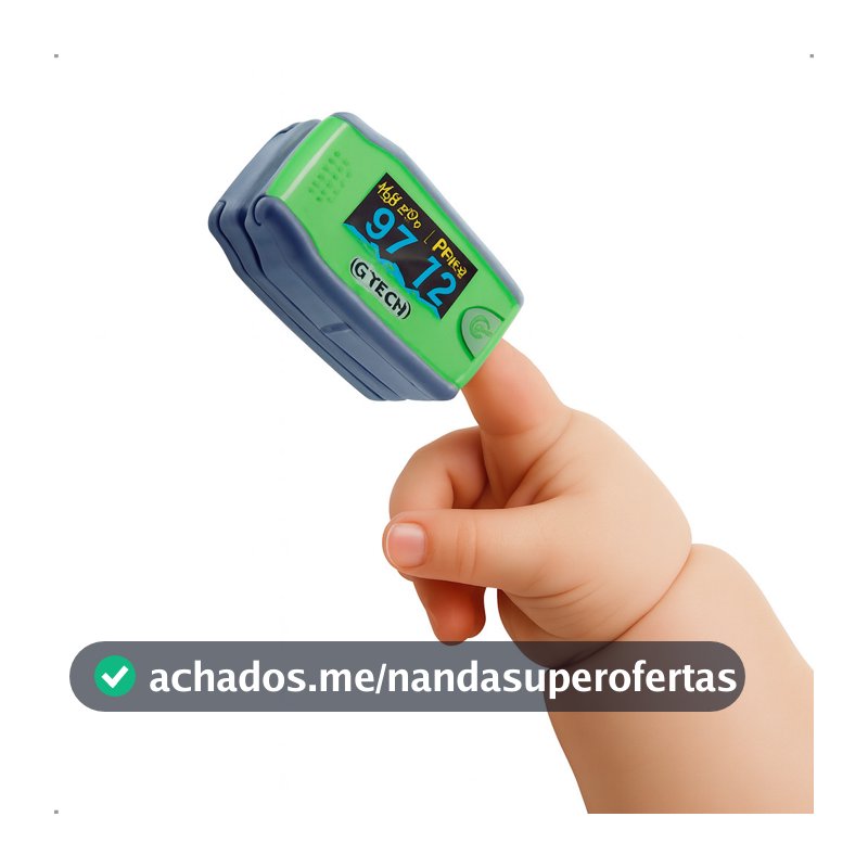 Oxímetro Infantil Pediátrico Criança Dedo Digital Original Profissional Saturação Garantia 1 Ano