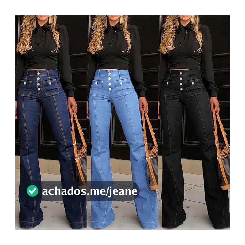 Calça Flare Cintura Alta que Valoriza a Silhueta e Super Confortável