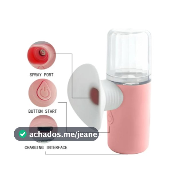 Nebulizador Ocular Portátil Usb Recarregável Spray Facial Nebulizador Ocular Portátil Usb Recarregável Spray Facial Nebu