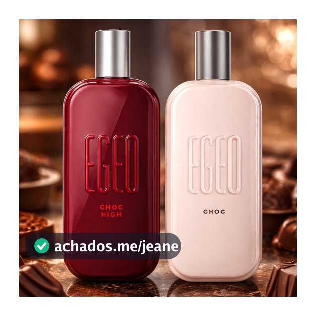 Body Splash Feminino Perfumes Egeo Choc High Chocolate Envolvente Longa Duração