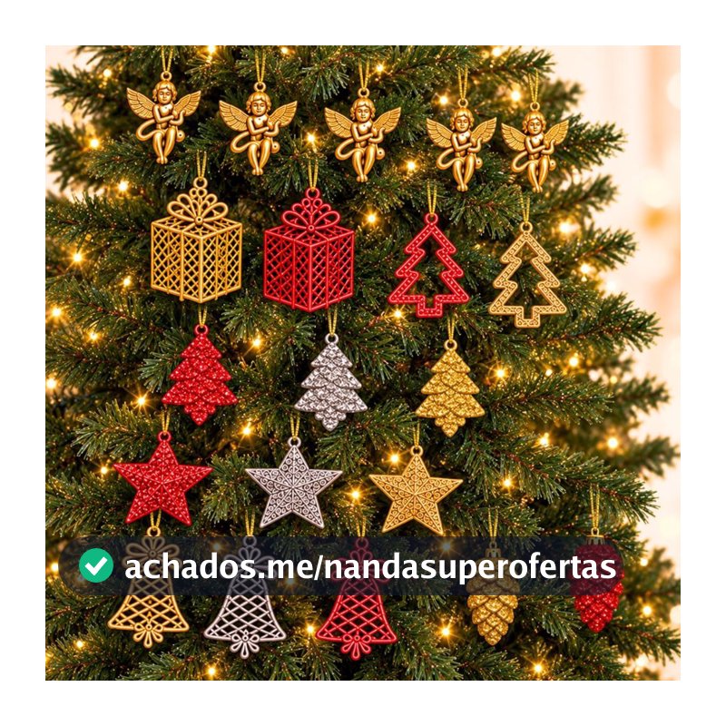Enfeites Pingentes Bolinhas Arvores de Natal