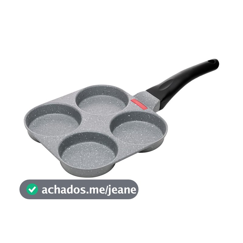 Frigideira de Indução com 4 Cavidades Wolff Granilite Cinza