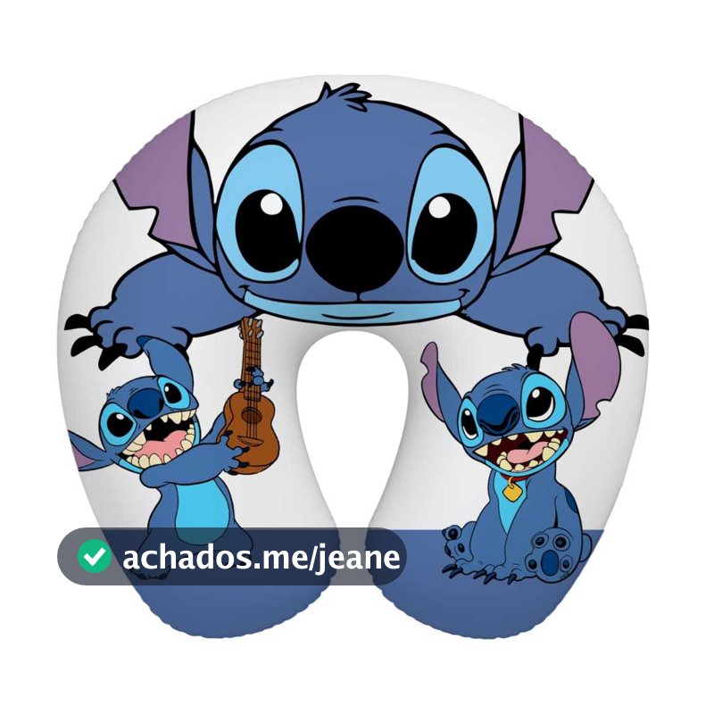 Almofada Travesseiro Para Pescoço Protetor Para Pescoço em Silicone Para Leitura, Viagem Stitch