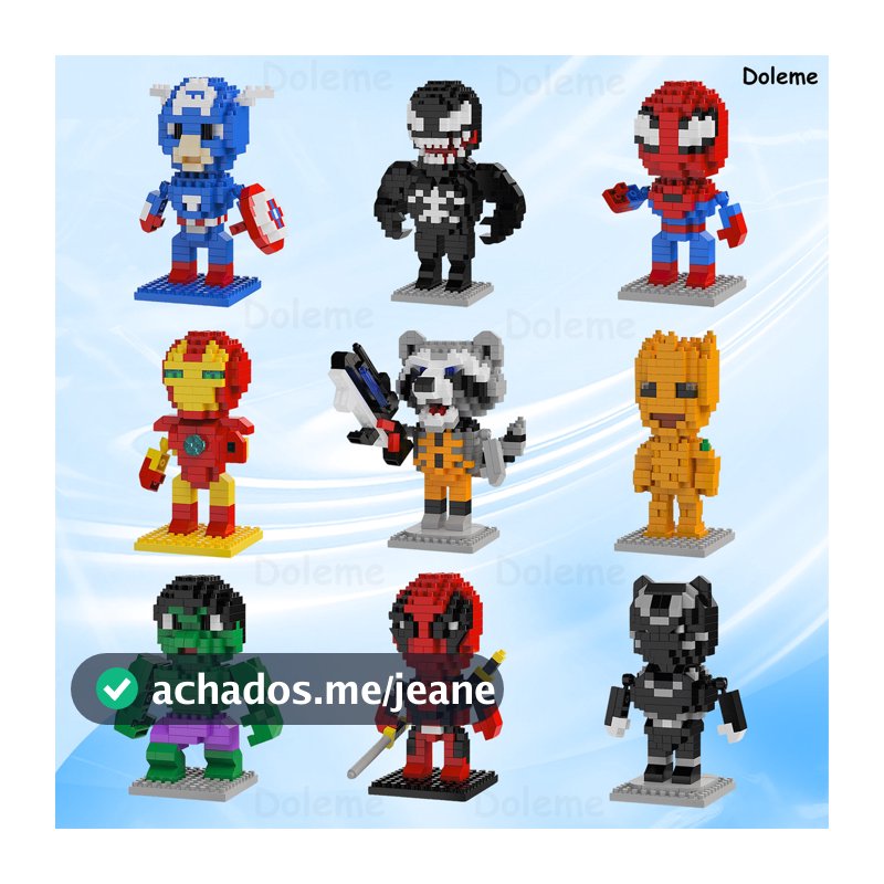 Mini Blocos de Montar. Diversão para Crianças. Ótima Opção de Presente. Compre Já!