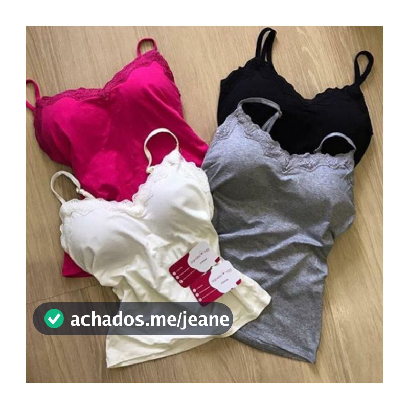 Blusinha Feminina de Algodão com Renda Conforto & Estilo