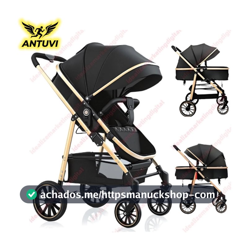 Carrinho De Bebê Passeio Alça Reversível System Até 15 Kg