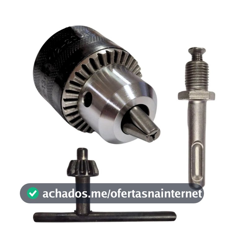Mandril De Furadeira 1/2" com Adaptador Sds Plus Martelete Ferramenta engate rápido NK