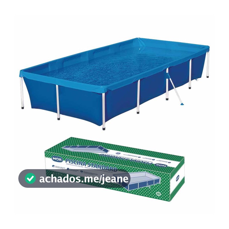 Piscina Retangular 3000 Litros Estruturada Mor