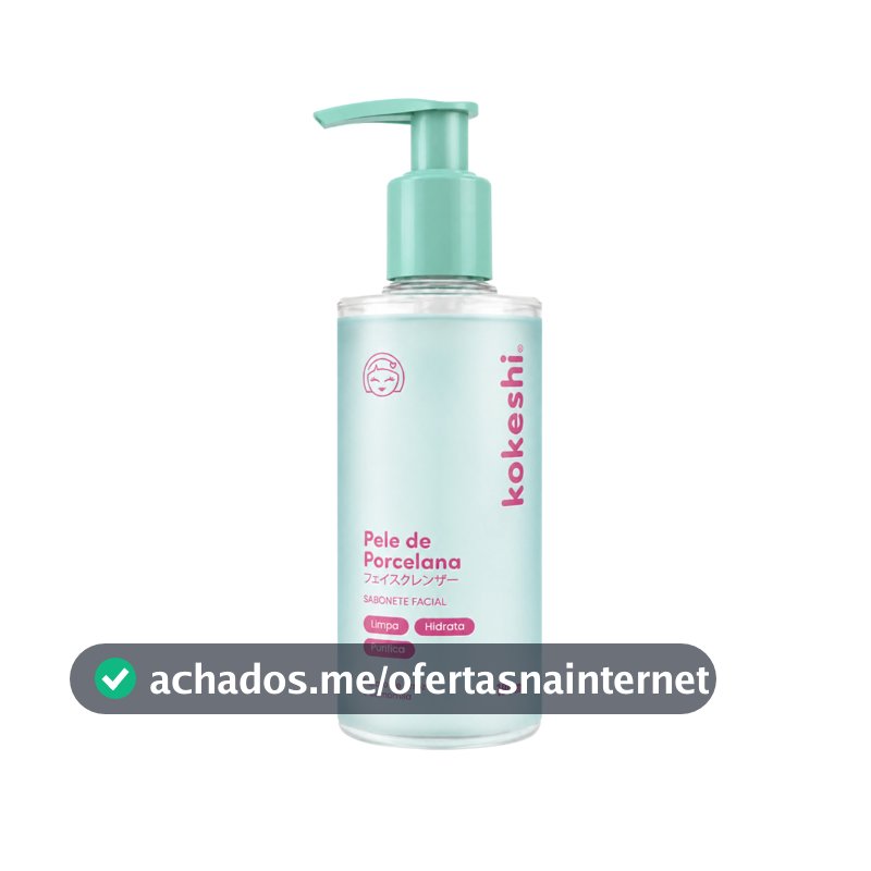 Sabonete Facial em Gel Pele de Porcelana 190ml Kokeshi