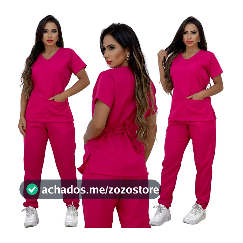 Pijama Hospitalar Cirúrgico Scrub Feminino Acinturado Varias Cores Tamanhos