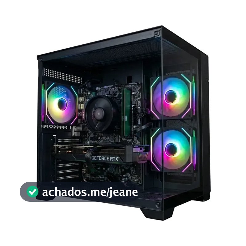 PC GAMER Completo RYZEN 5 5500 16GB SSD 500GB RTX 3050 6GB 500W GAMER