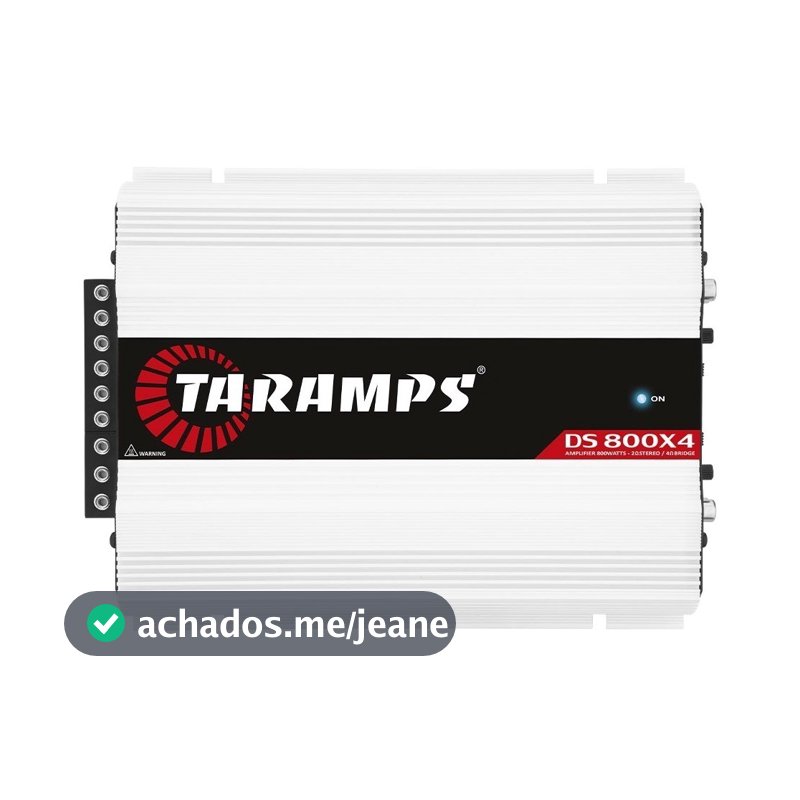 MODULO AMPLIFICADOR TARAMPS DS 800X4 WATTS 2 OHMS