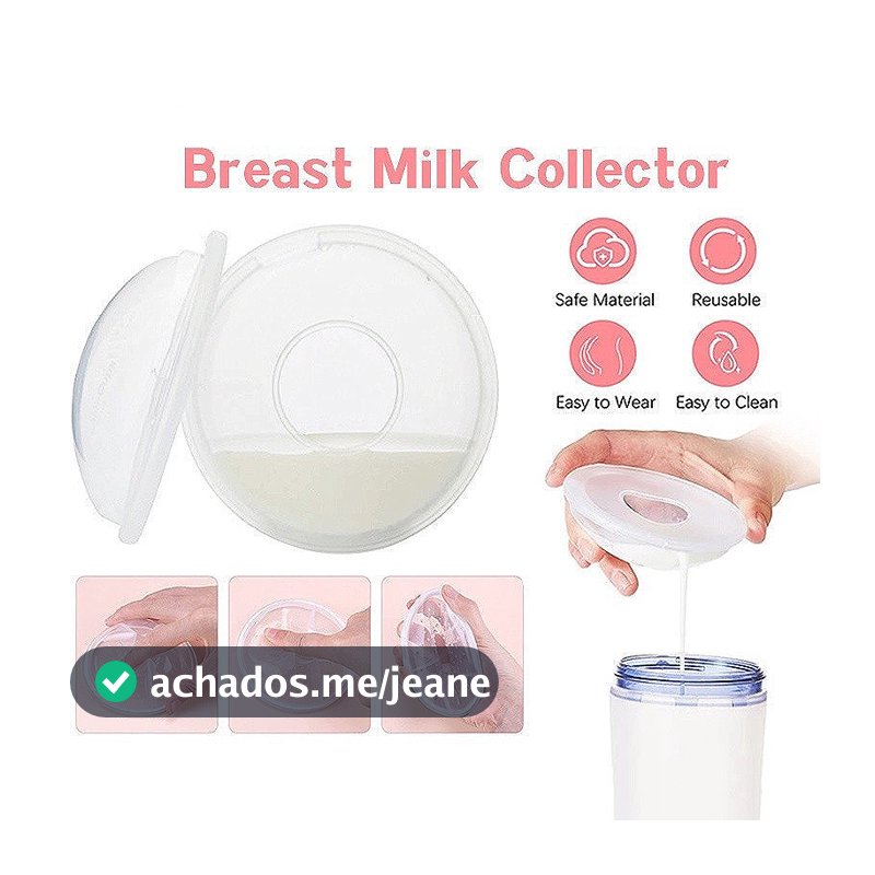 MODIVA Kit 2 Conchas Silicone para Amamentacao Protege Seios Coleta Leite Reutilizavel