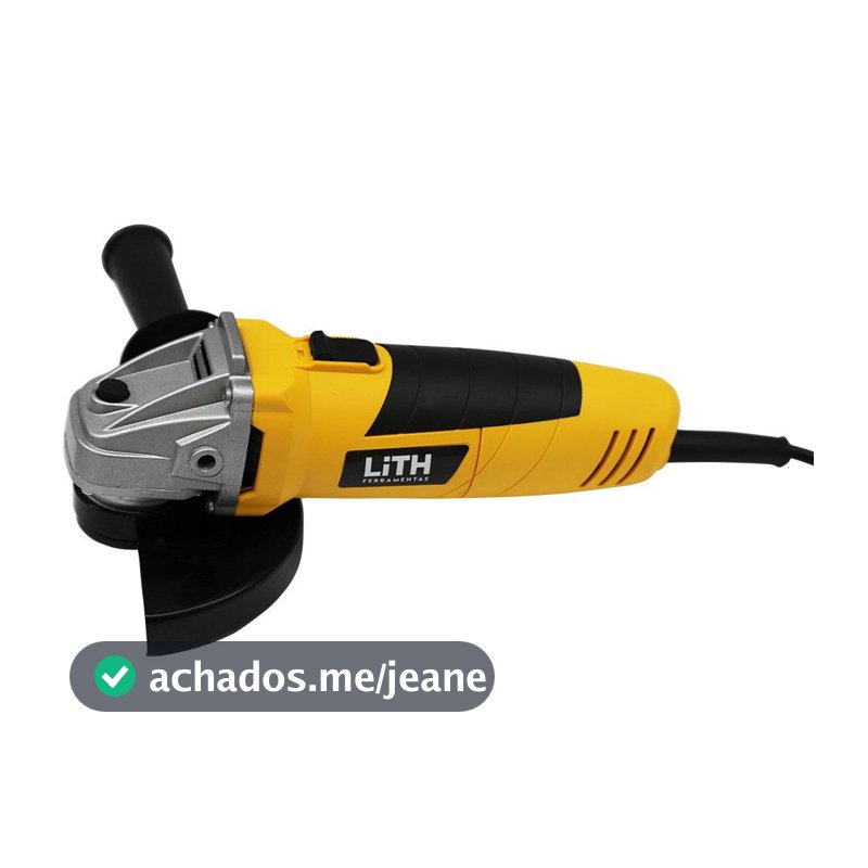 Esmerilhadeira Angular 5" Polegadas 110V 125mm Potência 600W 12000rpm Protetor Disco - Lith