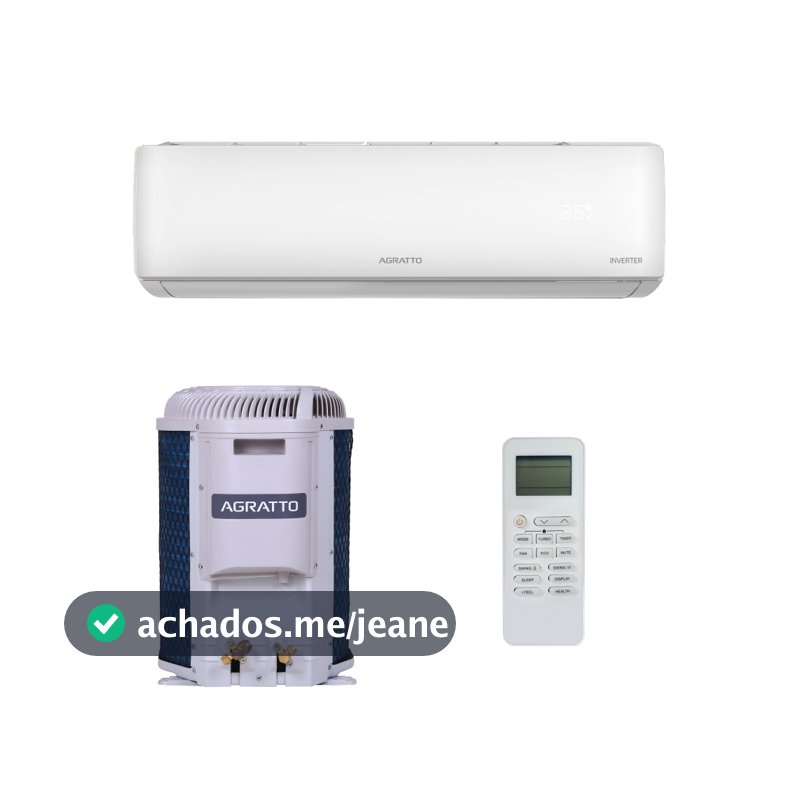 Ar Condicionado Split Hi Wall Agratto Zen Top Inverter 9.000 Btus Frio 220V R-32