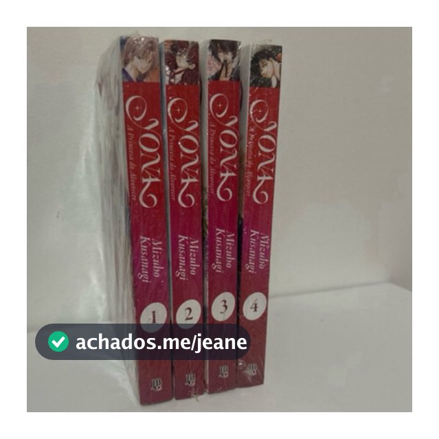 Mangá - Yona ( A princesa do Alvorecer ) kit com 4 volumes - 1,2,3 e 4 ( LACRADOS)