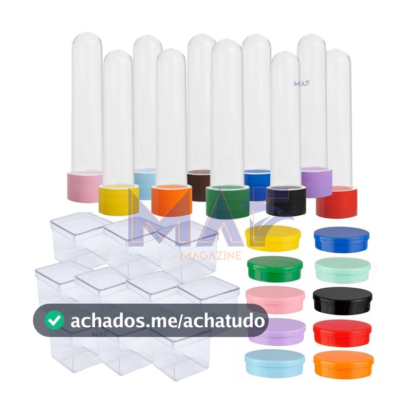 Lembrancinha Kit Com 20 Tubetes 20 Latinhas 20 Caixinhas Festa Kit Aniversario