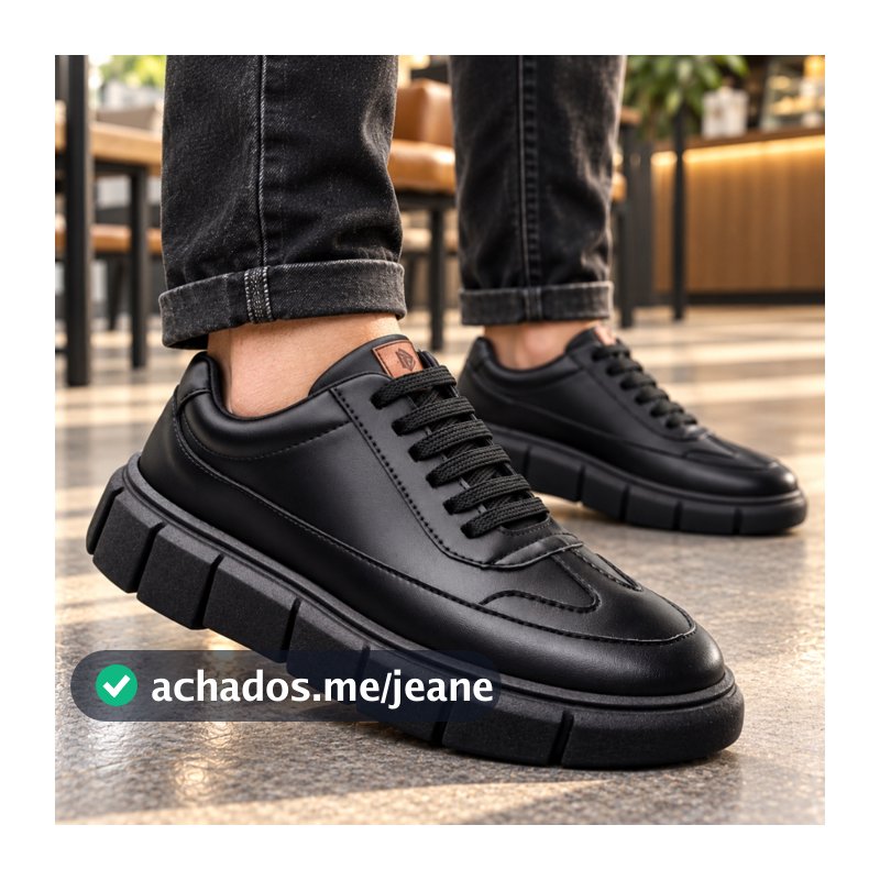 Tenis Oversized  Melburk Sneaker Masculino Casual Sola Alta Estilo Plataforma Block