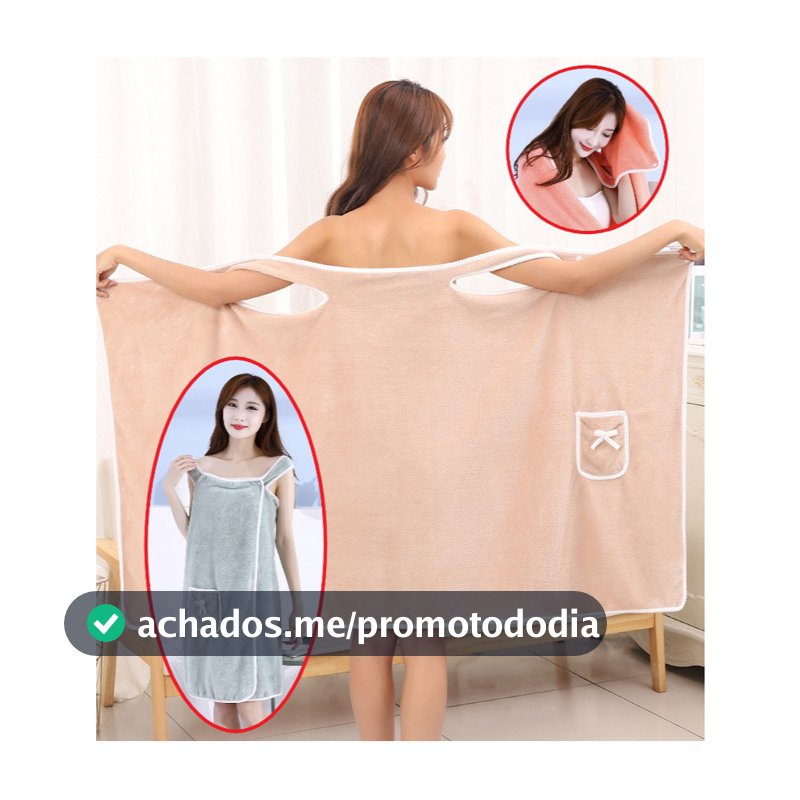 Toalhas Roupões de Banho de Secagem Rápida Mulheres e meninas
