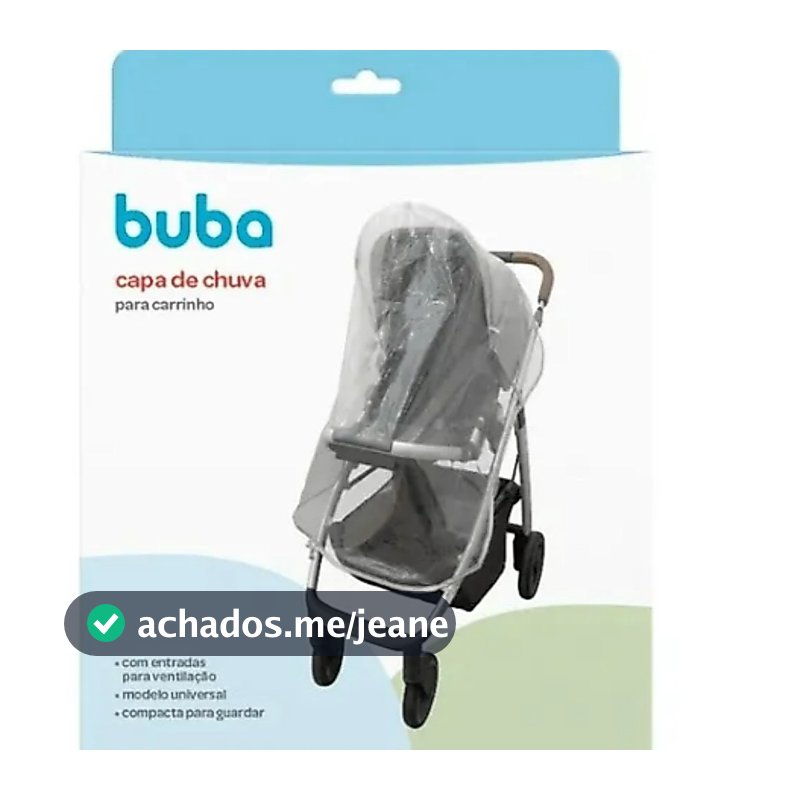 Capa De Chuva Para Carrinho - Buba