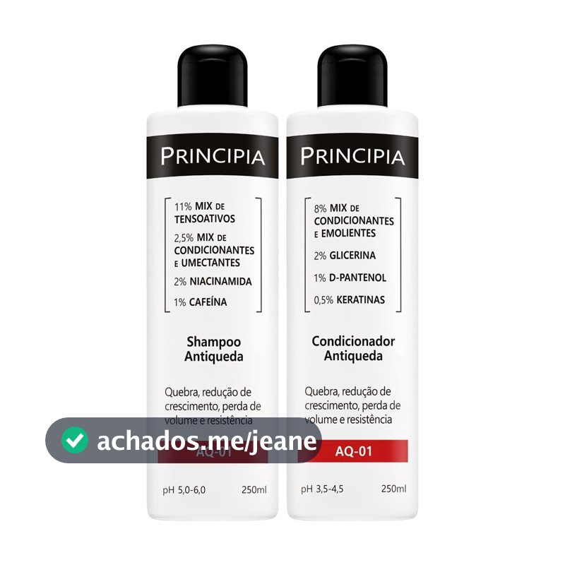 Principia Kit Shampoo e Condicionador Antiqueda AQ-01