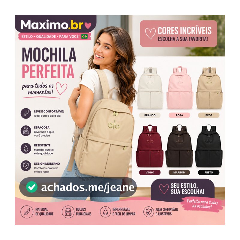 Mochila moderna mochila moderna para computador de grande capacidade