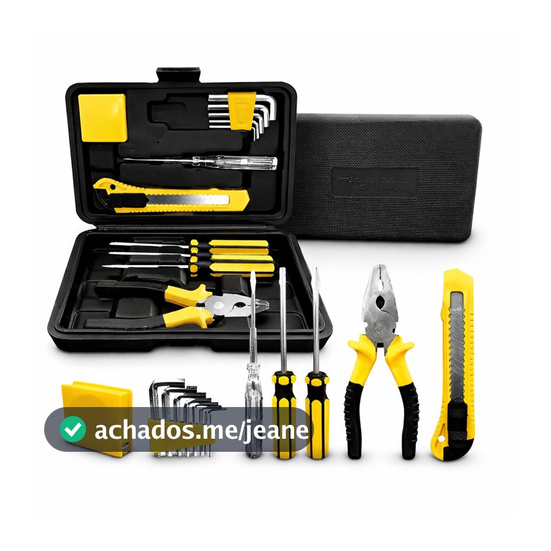 Kit de Ferramentas Titanium 12 Peças com Maleta Resistente – Ideal para Reparos e Manutenção