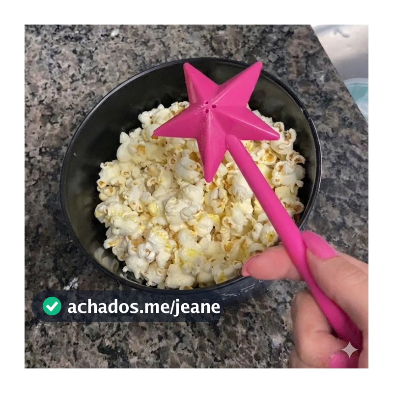 Varinha Mágica Porta Temperos com Funil - Saleiro Divertido para Cozinha