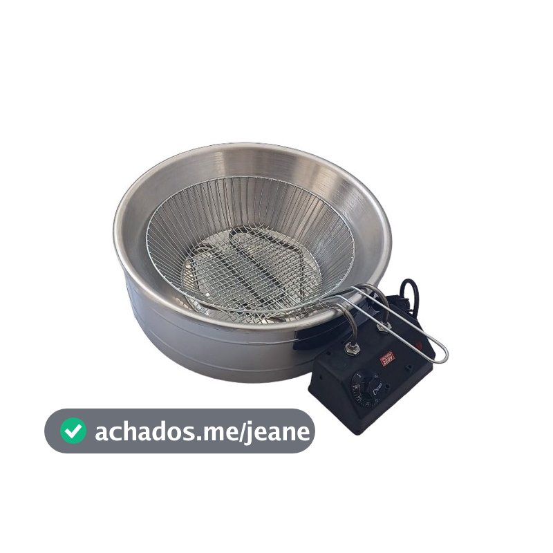 Fritadeira Elétrica Tacho 7 Litros Aluminio Profissional