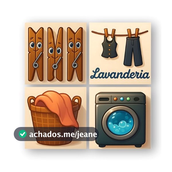 Quadros Decorativos mosaico 20x20 Lavanderia Área de Serviço Premium Luxo