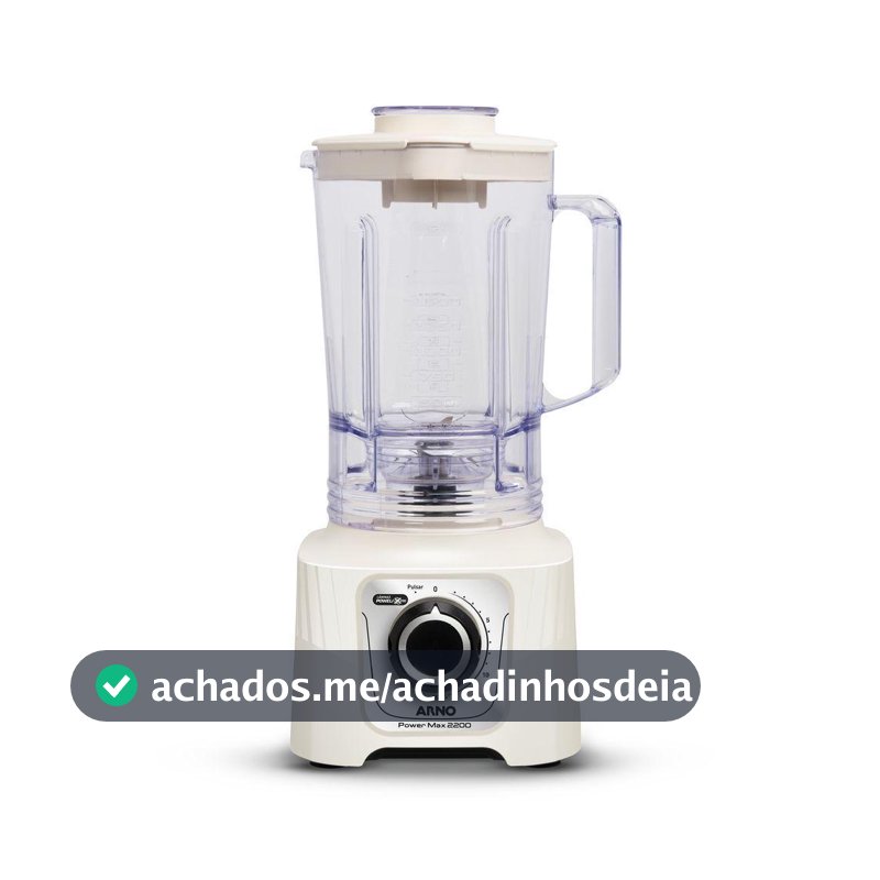 Liquidificador Arno Power Max Marfim LN64 3,1L 2200W 220V