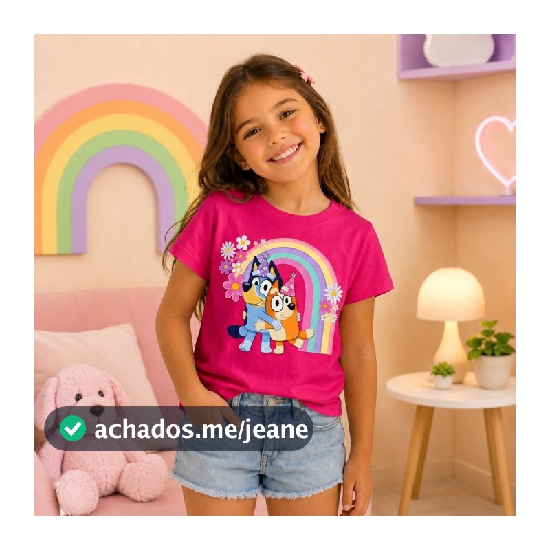 Camiseta Infantil 100% Algodão Estampada Premium Unissex Moda Kids Manga Curta Confortável Menino Menina