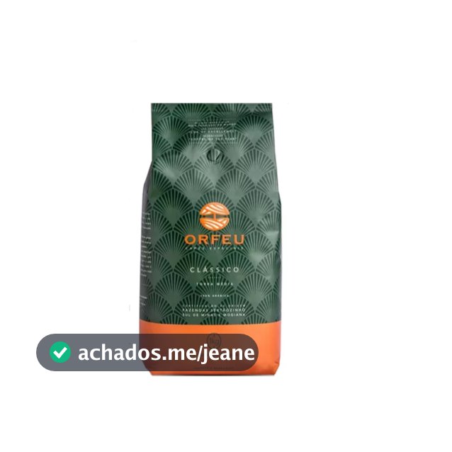 CAFE CLÁSSICO ORFEU EM GRÃOS 100 % ARÁBICA EMBALAGEM DE 1 KG