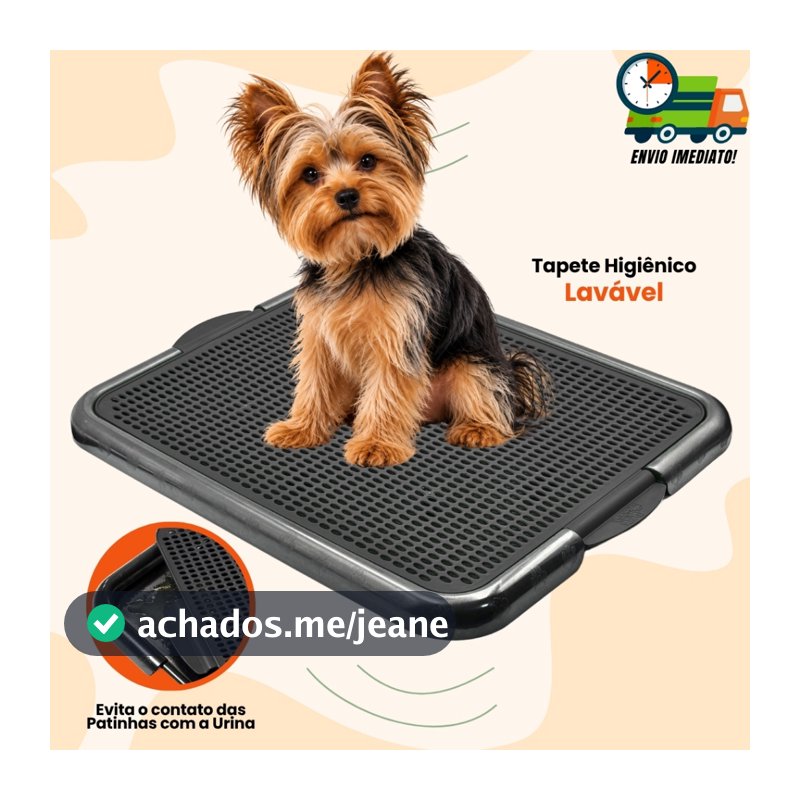 Tapete Higiênico Para Cães Cachorro Sanitário Lavável Promoção Envio Imediato