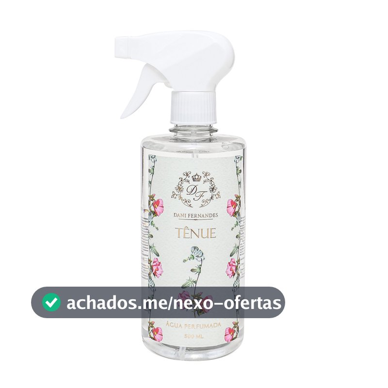 Água Perfumada Tênue 500ml Para Roupas Dani Fernandes