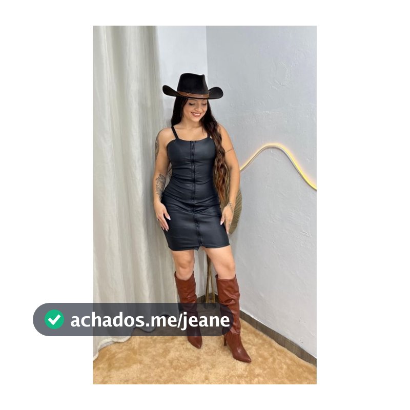 Vestido Curto Feminino em Courino Couro Fake Alça Fina Elegante Festa Balada Dia a Dia Moda Casual com bojo colado justo