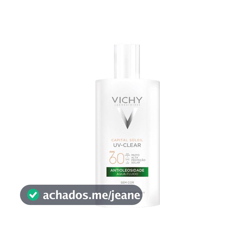Vichy Capital Soleil UV-Clear sem Cor Protetor Solar Facial FPS 60 40g