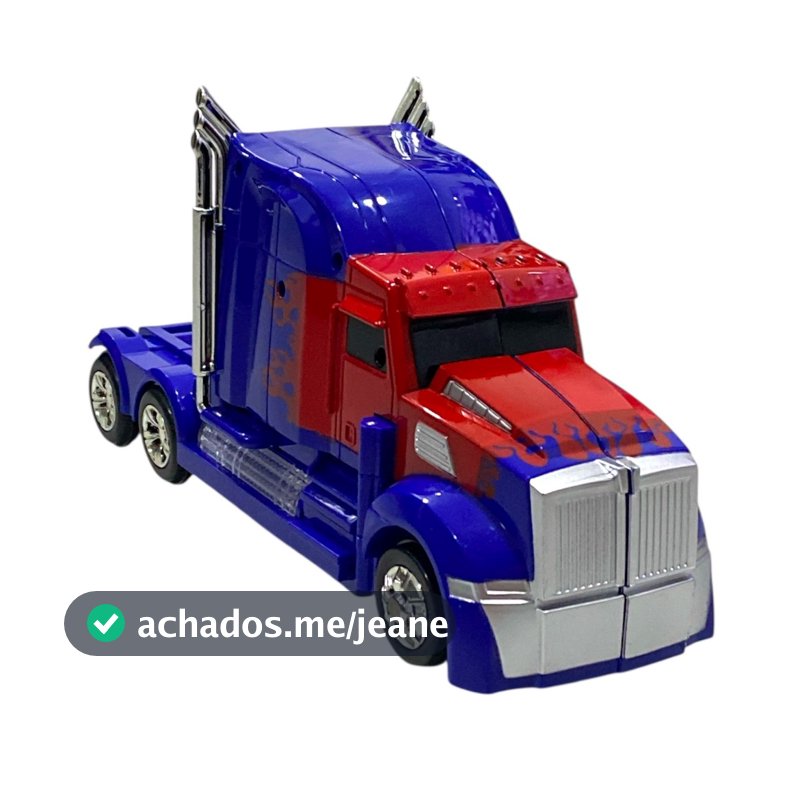Caminhão Transformers Optimus Prime Vira Robô Para Criança