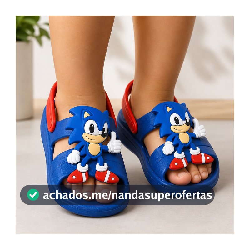 Papete Infantil Menino Confortável Antiderrapante Leve Macia Flexível Sandália Masculina