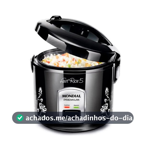 Panela Elétrica Mondial NPE-08-5X Fast Rice 5 Xícaras 400W