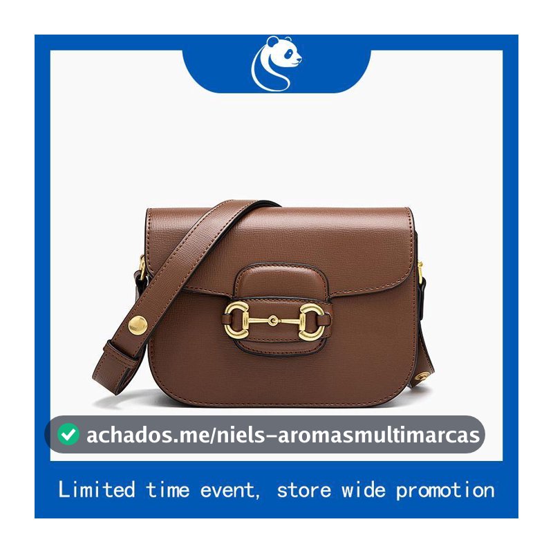 [Recomendação de venda quente] nicho Design High-End bolsa feminina Retro Horsebit 1955 sela saco feminino presbiopia om