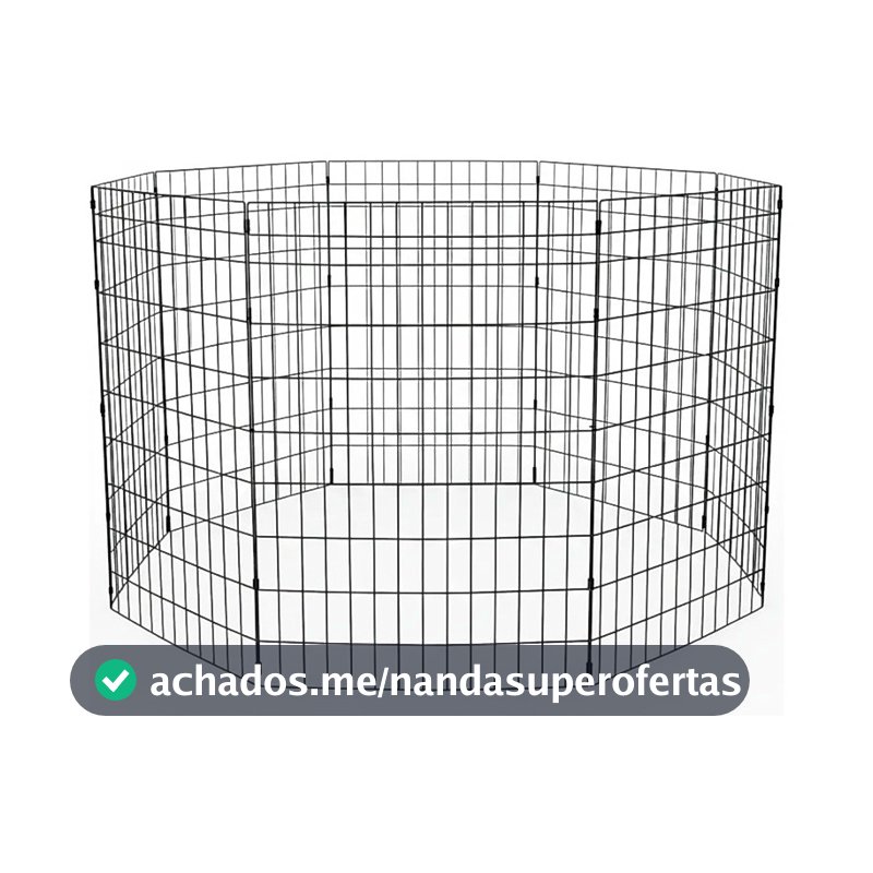Cercado para cachorro 80 cm de altura de medio porte Cercadinho Pet Móvel