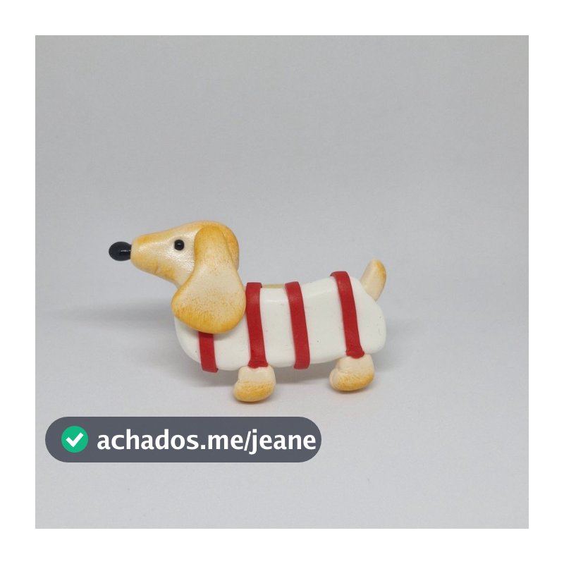 Porta Guardanapo Doguinho Biscuit (Unidade)