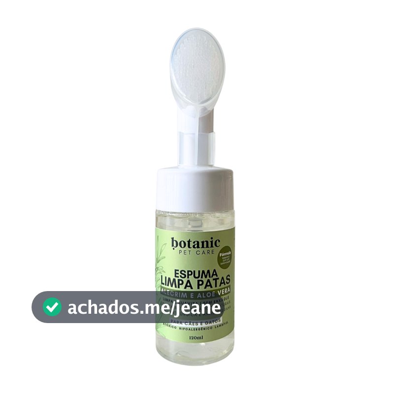 Limpa Patinhas l Sem Enxágue | Higieniza, Hidrata e Previne Fungos l 100% Natural para Cães e Gatos