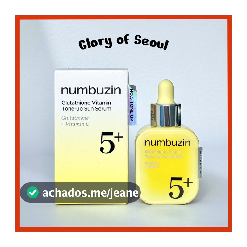 [NEW] NUMBUZIN No.5 Glutathione Vitamin Tone-Up Sun Serum SPF50+PA+++ 30ml