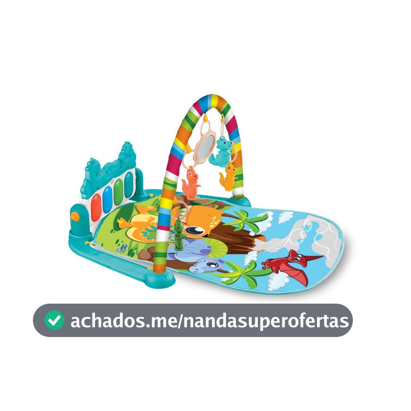 Tapete de Atividades Para Bebê Piano Funny Dino Maxi Baby