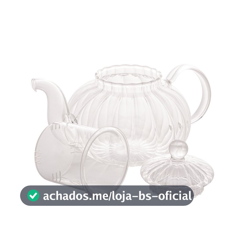 Chaleira Lyor Classic De Vidro Borossilicato Incolor 800ml