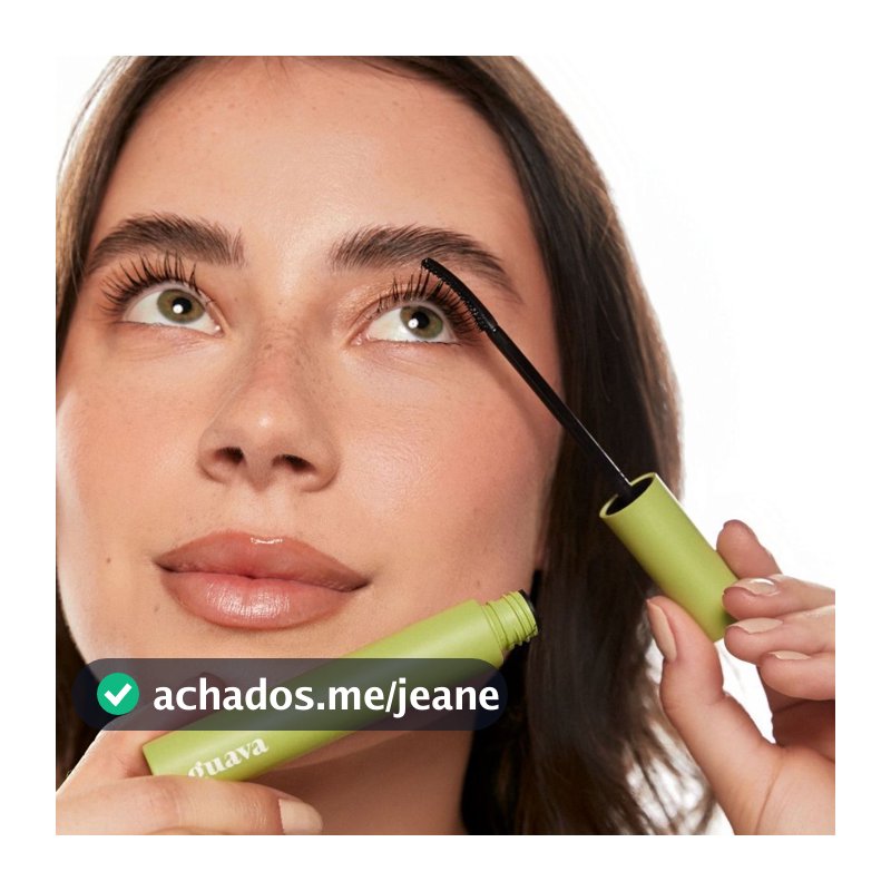 Máscara de Cílios Preto Curvada Alonga e Cuida Guava Fortalece os Cílios